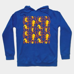 Sea horse pattern Hoodie